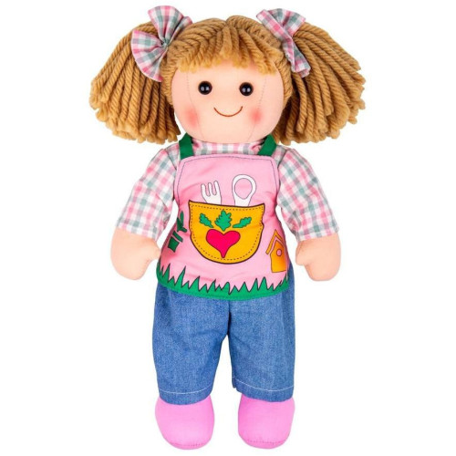 Bigjigs Toys Látková panenka Elsie 34cm