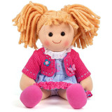 Bigjigs Toys Látková panenka Maggie 34cm