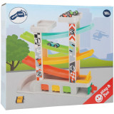 small foot Závodní dráha s parkovištěm a garážemi