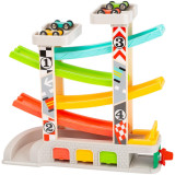 small foot Závodní dráha s parkovištěm a garážemi