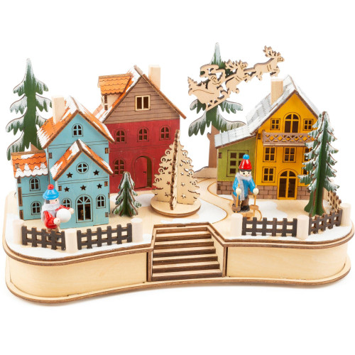 Small Foot Vánoční lampa Vesnice