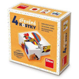 Dino Dřevěné kostky Kohout