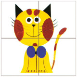 Dino Dřevěné kostky Kohout