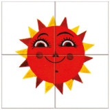 Dino Dřevěné kostky Kohout