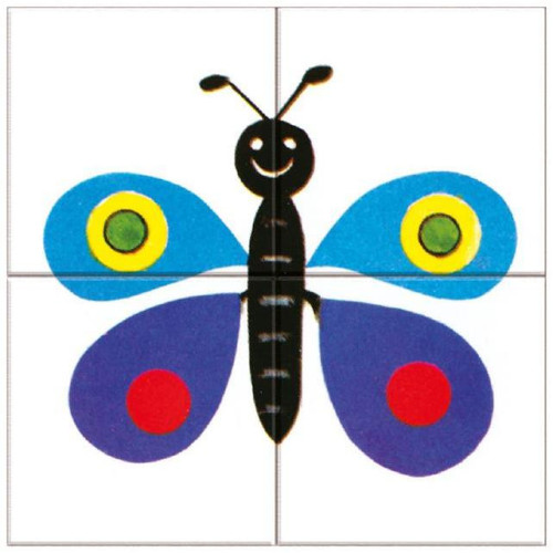 Dino Dřevěné kostky Kohout