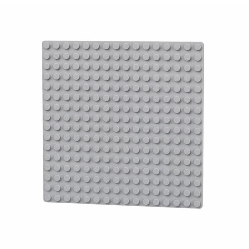 L-W Toys Oboustranná deska 16x16 světle šedá