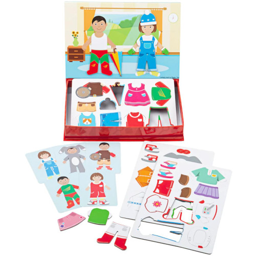 Bigjigs Toys Magnetické oblékací puzzle Šaty