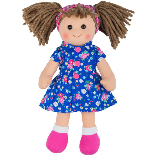 Bigjigs Toys Látková panenka Hollie 28 cm