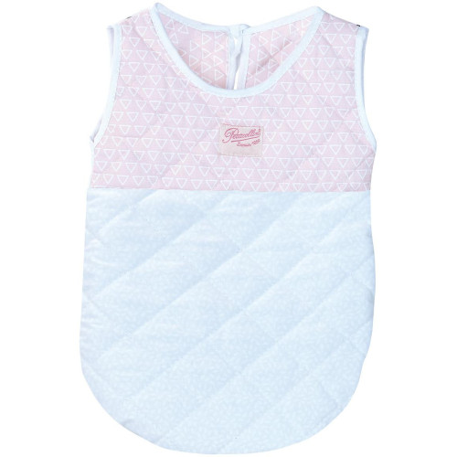 Petitcollin Spací pytel růžovo-bílý pro panenky vel. 36/40