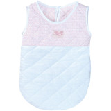 Petitcollin Spací pytel růžovo-bílý (pro panenku 36-40 cm)