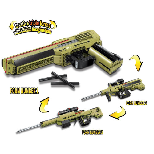 Qman Neomezené nápady 4802 Zbraň Dilemma 3v1