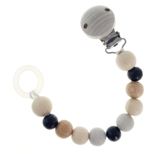 Hess Klips na dudlík Natural černá