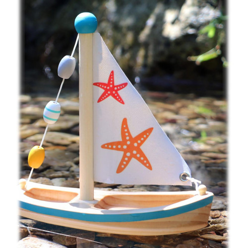 small foot Vodní hračka plachetnice hvězdice