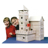 Walachia Dřevěná stavebnice Vario Box 450 dílů