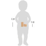 small foot Dřevěné stavební kostky Safari 50 ks