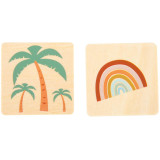 small foot Dřevěné pexeso Safari 28 ks