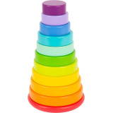 Small Foot Motorická skládací - fixační věž duha