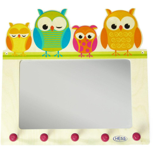 Hess Věšák se zrcadlem soví rodina