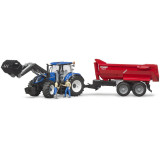 Bruder Traktor NEW HOLLAND T7.315 s čelním nakladačem