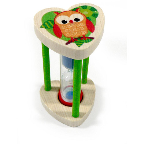 Hess Přesýpací hodiny sovička pro měření doby čištění zubů