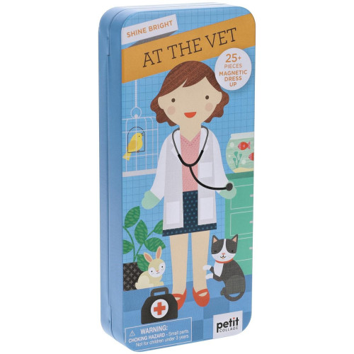 Petit Collage Magnetické puzzle Veterinářka