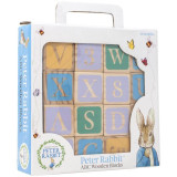 Rainbow Dřevěné obrázkové kostky králíka Petra