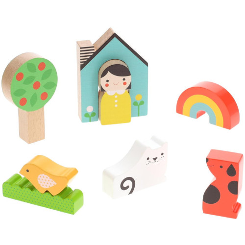 Petit Collage Skládačka domeček