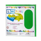 L-W Toys Velká podložka na stavění 50x50 zelená