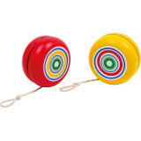 Small foot Dřevěné JOJO spirála 1 ks žlutá