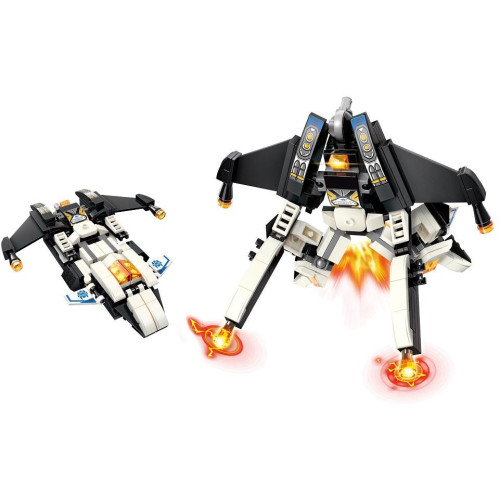 Qman Guardian of Star's Core 3102-5 Noční válečné letadlo "Mark" 2v1