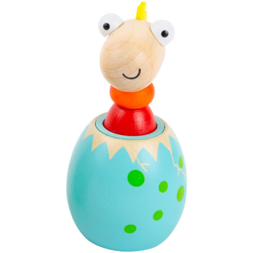 Small Foot Dinosauří vejce se zvukem 1 ks modrá