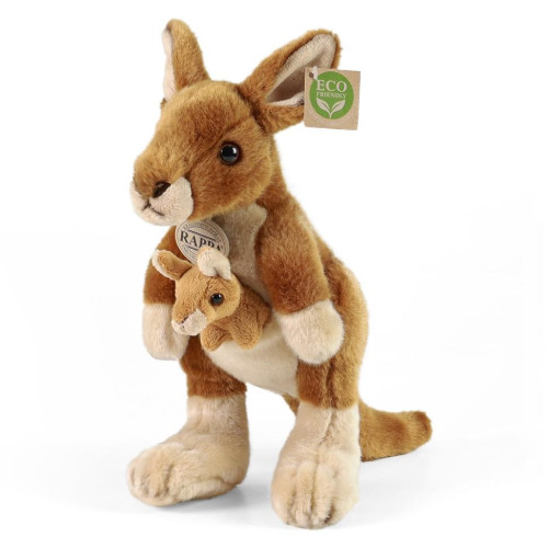 Rappa Plyšový klokan s mládětem 27 cm ECO-FRIENDLY