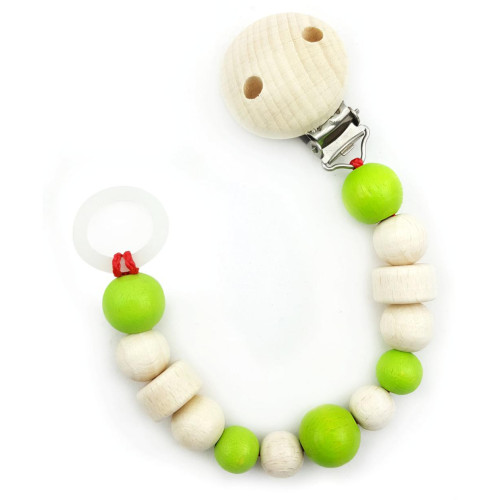 Hess Řetízek na dudlík světle zelený