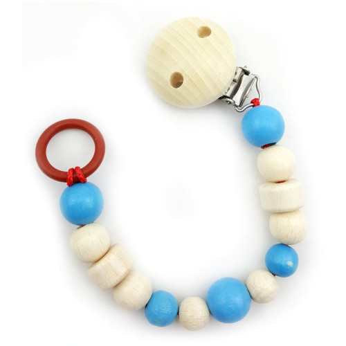 Hess Řetízek na dudlík světle modrý