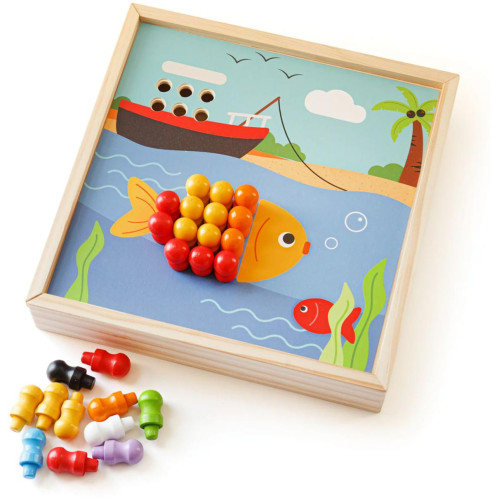 Bigjigs Toys Dřevěná mozaika Pláž