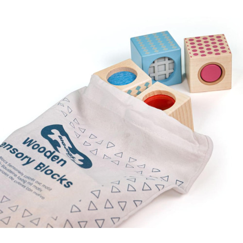 Bigjigs Toys Smyslové kostky