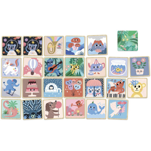 Vilac Dřevěné pexeso Michelle Carlslund