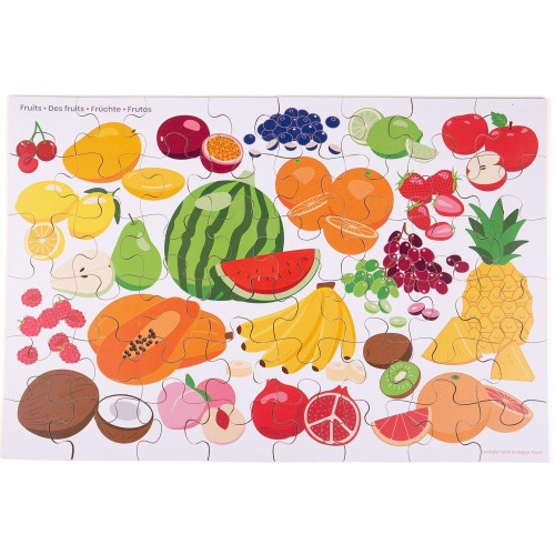 Bigjigs Toys Podlahové puzzle Ovoce