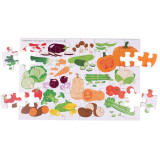 Bigjigs Toys Podlahové puzzle Zelenina