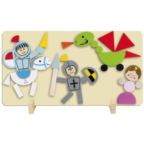 Detoa Magnetické puzzle Rytíři