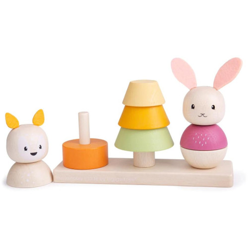 Bigjigs Baby Motorická nasazovací hračka liška a králíček