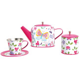 Bino Dětská čajový set růžový