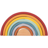 small foot Dřevěné hračky motorická duha Safari