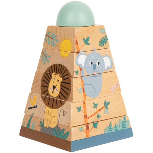 small foot Dřevěná nasazovací věž Safari