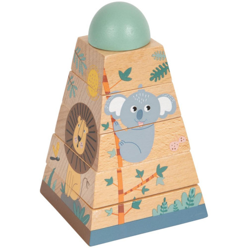 small foot Dřevěná nasazovací věž Safari