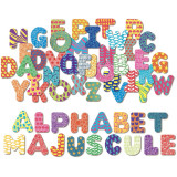 Vilac Dřevěné magnetky velká abeceda 56ks