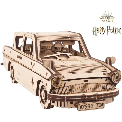 Ugears 3D dřevěné mechanické puzzle Harry Potter Létající Ford Anglia