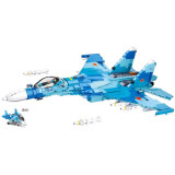 Sluban Model Bricks M38-B0985 Modrý stíhací letoun 2v1