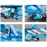 Sluban Model Bricks M38-B0985 Stíhací letoun Su-27 2v1