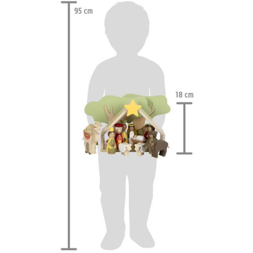 small foot Vánoční dřevěný betlém